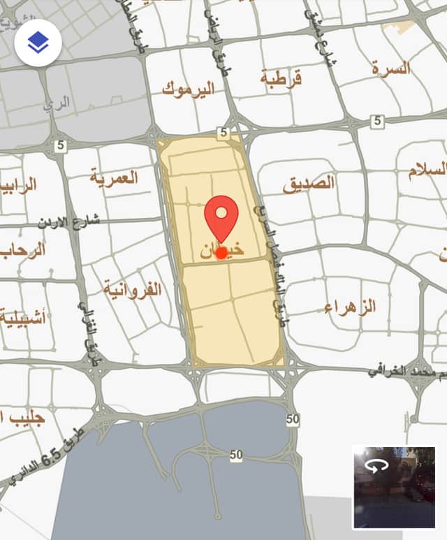 ارض زاوية للبدل في خيطان