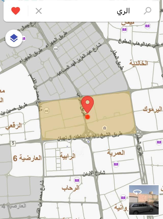 قسيمه للايجار في منطقة الرى