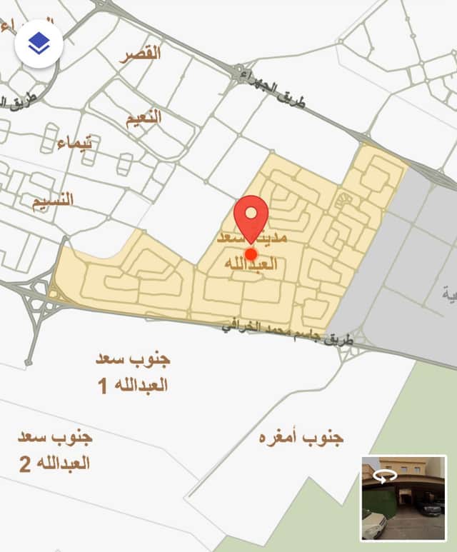 للبيع قسيمه فى سعد العبدالله مؤجرة