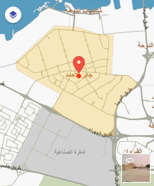 للإيجار بيت حكومي كامل فى جابر الاحمد