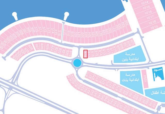 للبيع ارض فى صباح الاحمد البحرية