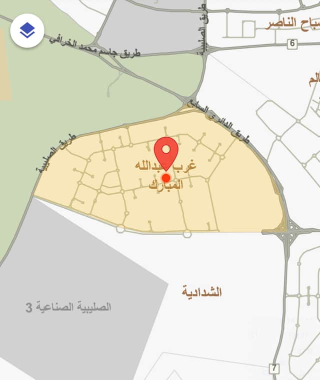 للبيع فيلا ثلاث شوارع في غرب عبدالله المبارك
