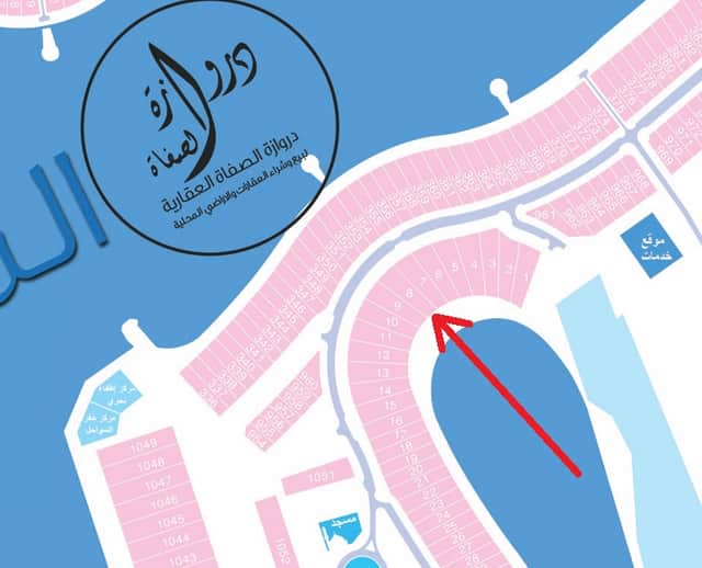 أرض للبيع فى مدينة صباح الاحمد البحرية الثانية