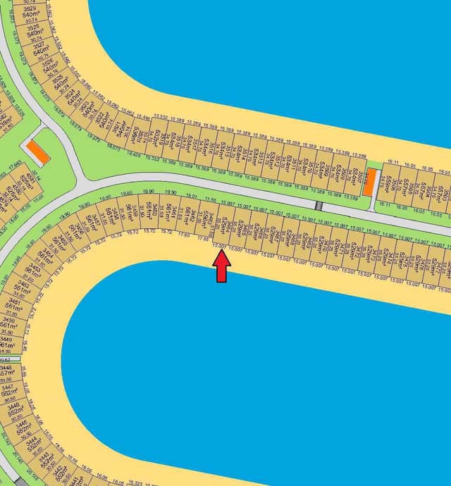 للبيع أرض على البحر فى المرحلة الخامسة بالبحرية