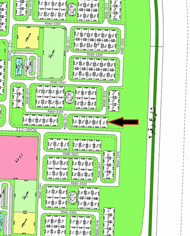 للبيع أرض فى الخيران السكني ثلاث واجهات