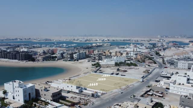 ثلاث أراضي للبيع فى صباح الاحمد البحرية الثانية