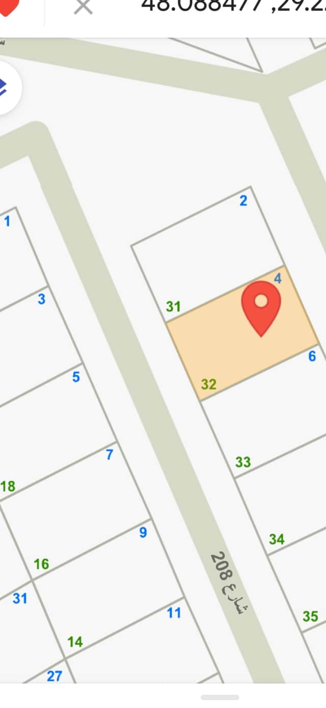 أرض للبيع فى الفنيطيس قطعة 2