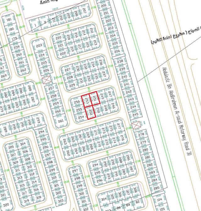 للبيع أراضي فى منطقة المسايل قطعة 3