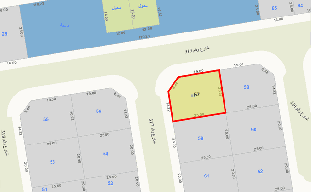 أرض للبيع فى اشبيليه قطعة 3