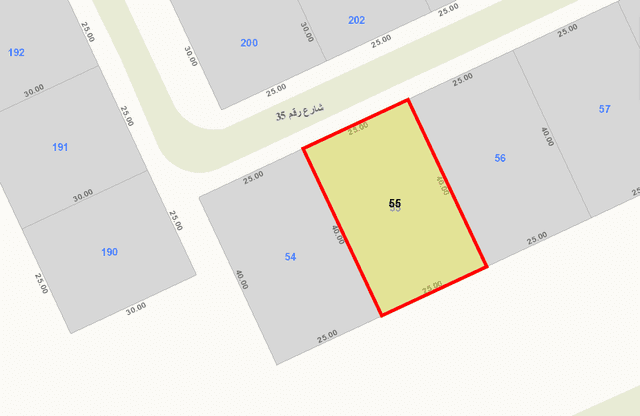أرض للبيع فى النزهه قطعة 3