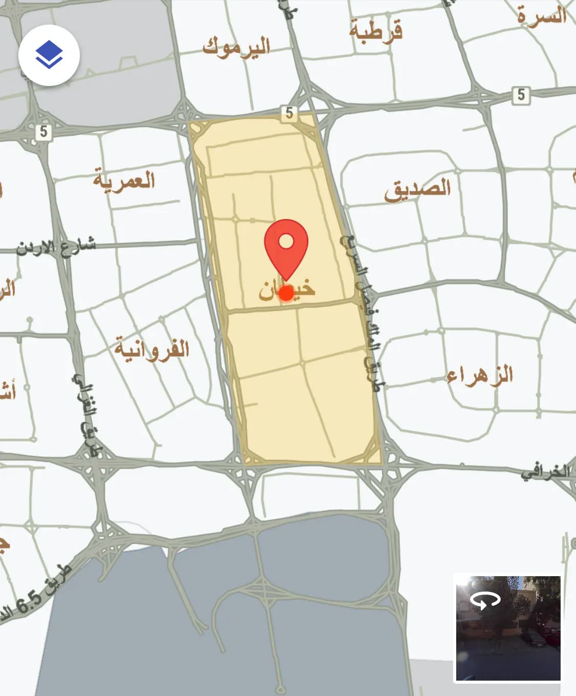 للبدل أرض بالمنقف مع خيطان