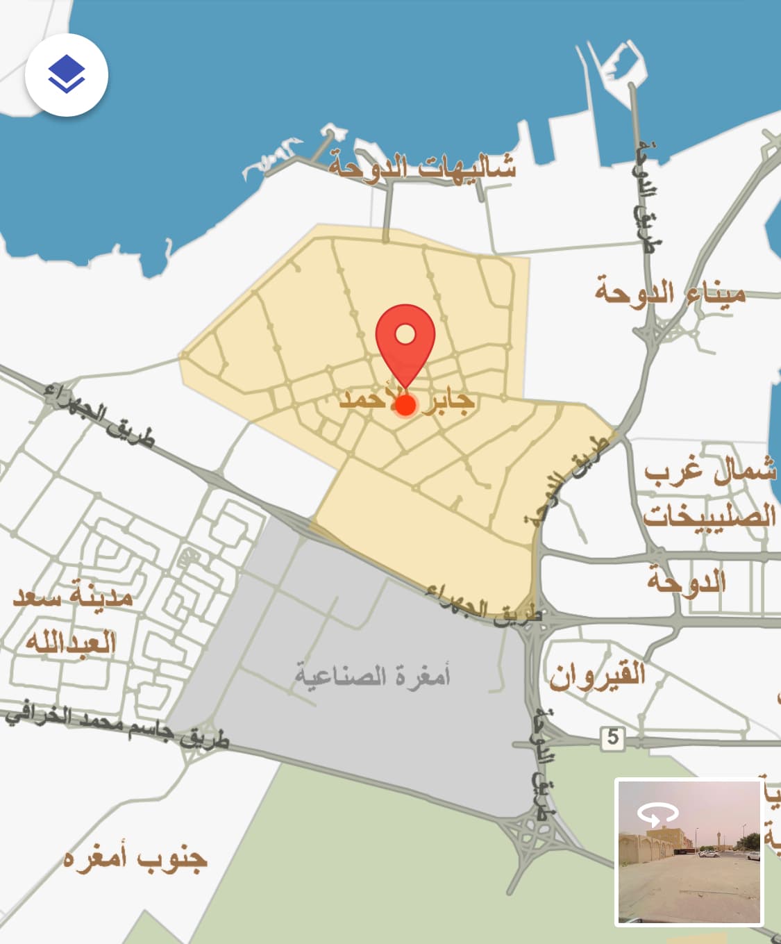 فيلا مؤجرة للبيع في جابر الأحمد