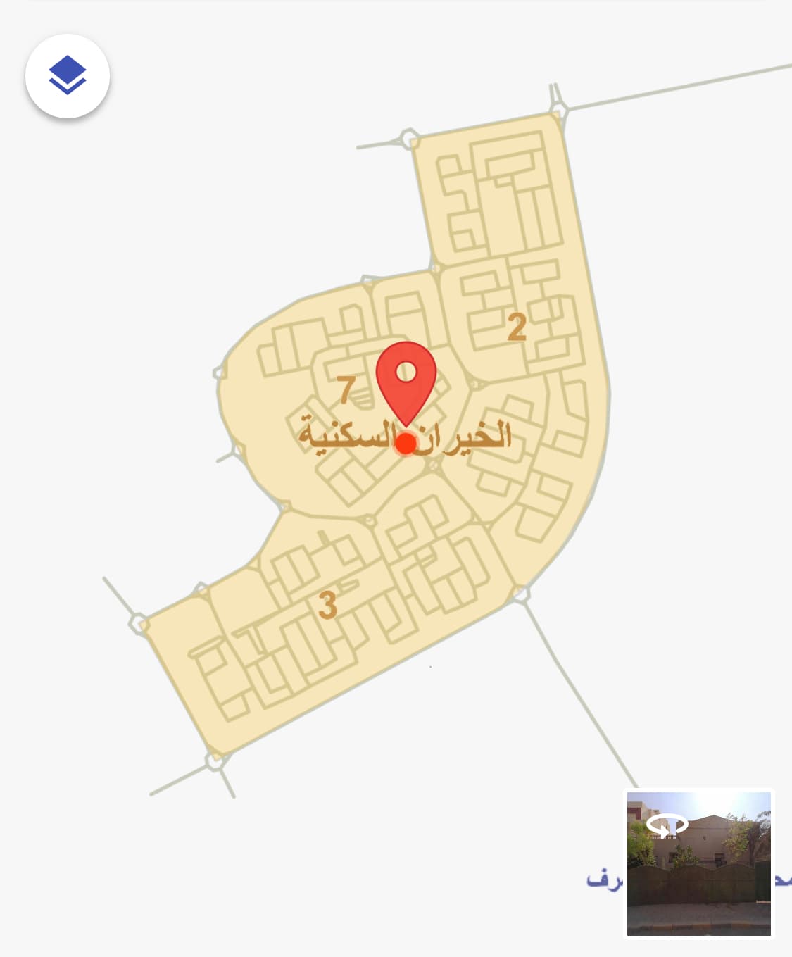 أرض زاوية للبيع في الخيران السكني