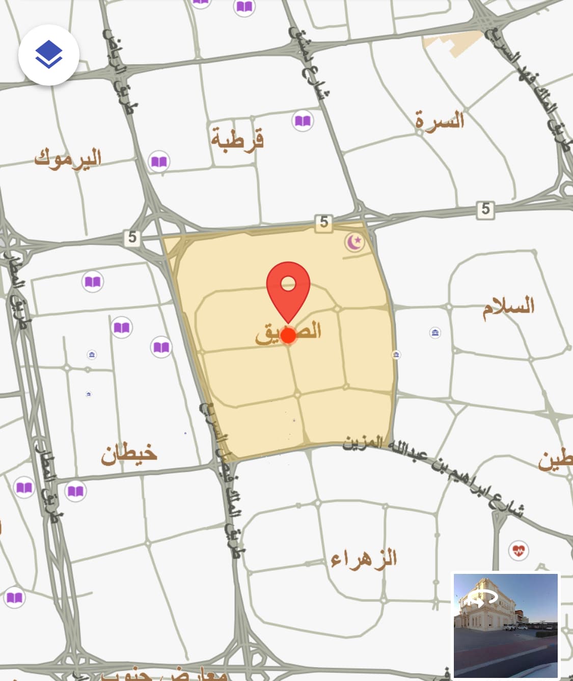 أرض شارع واحد للبيع بالصديق