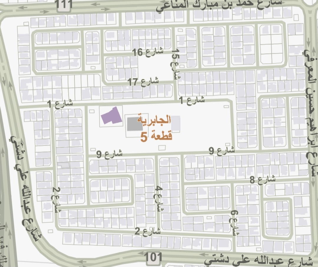 للبيع فيلا في منطقة الجابرية