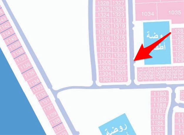 للبيع أرض فى مدينه صباح الاحمد البحرية