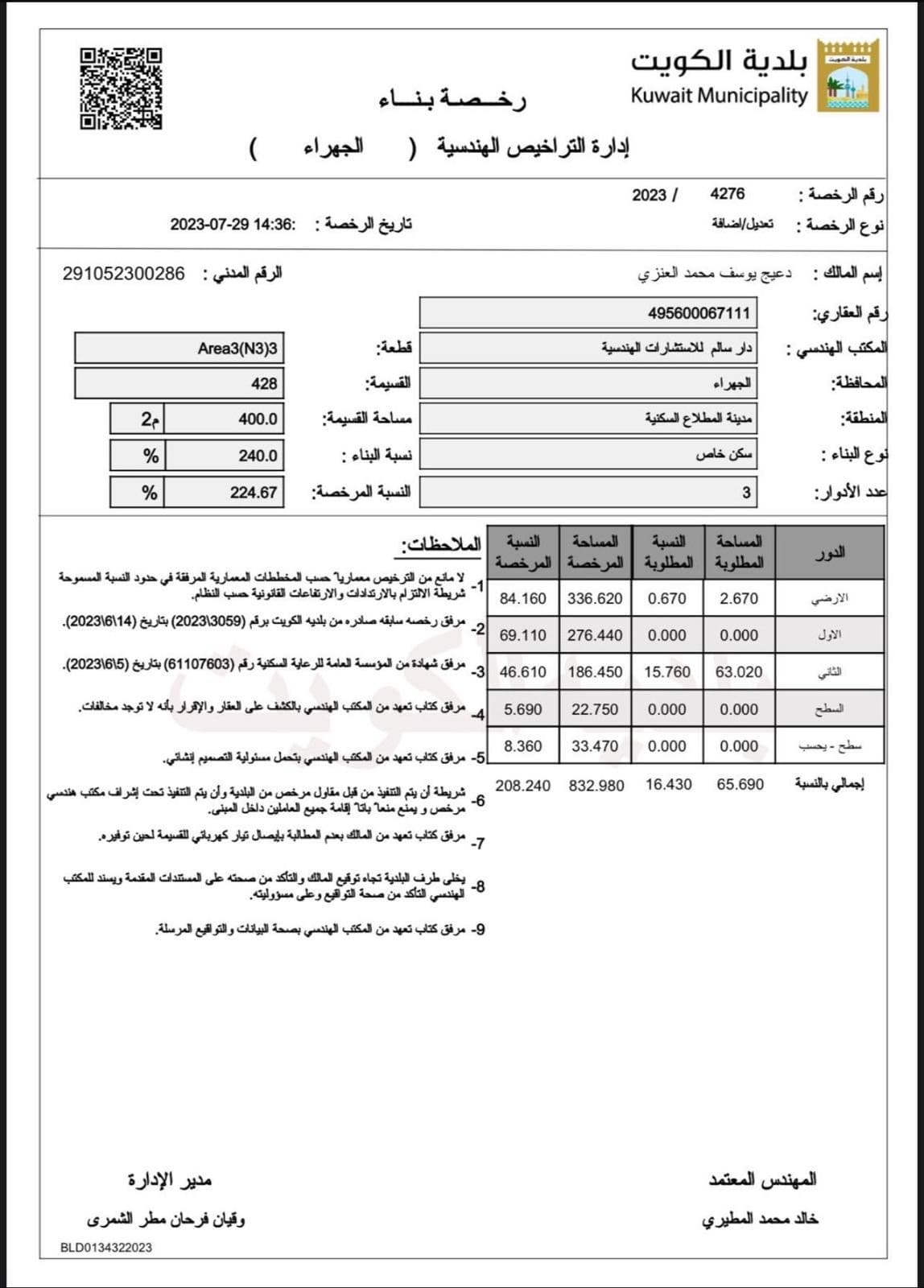 للبدل بيت حكومه بالمطلاع السكنية