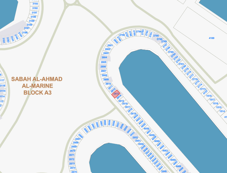 أرض صف أول للبيع فى البحرية