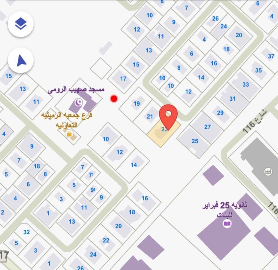 بيت قديم للبيع فى الرميثية وسكة جانبية