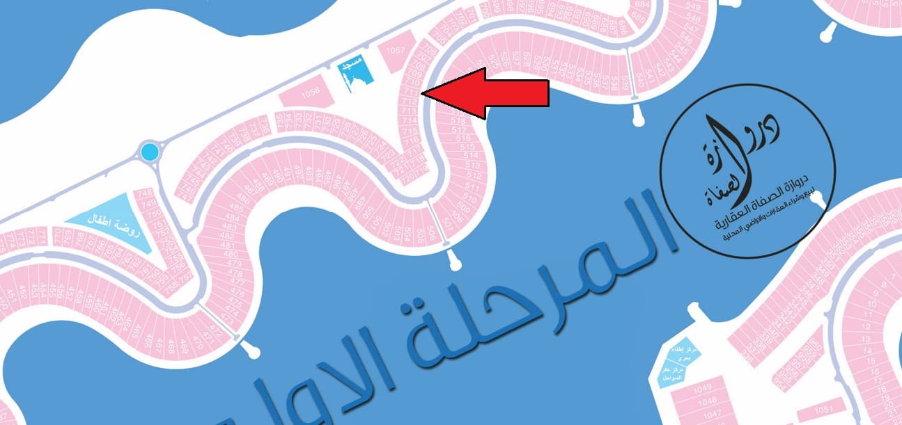 للبيع أرض فى صباح الأحمد البحرية المرحلة الثانية
