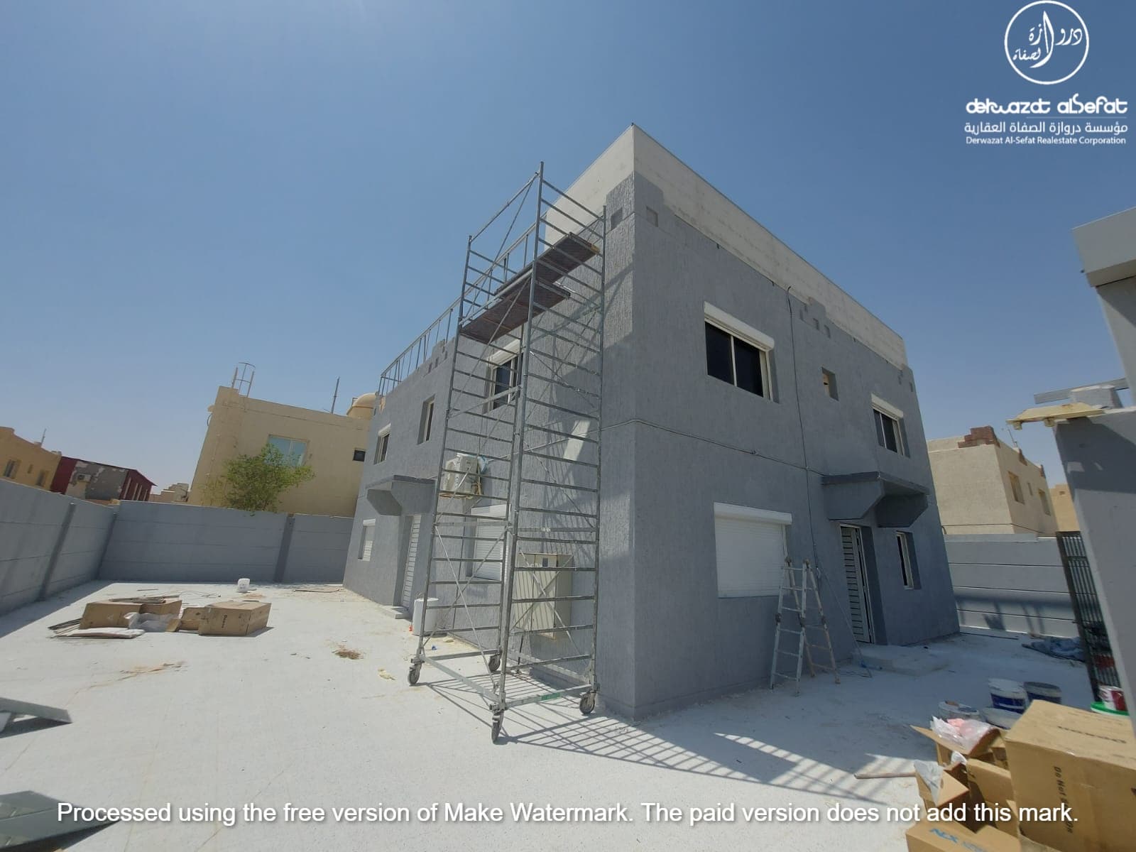 للايجار بيت جديد فى منطقة الوفرة السكنية