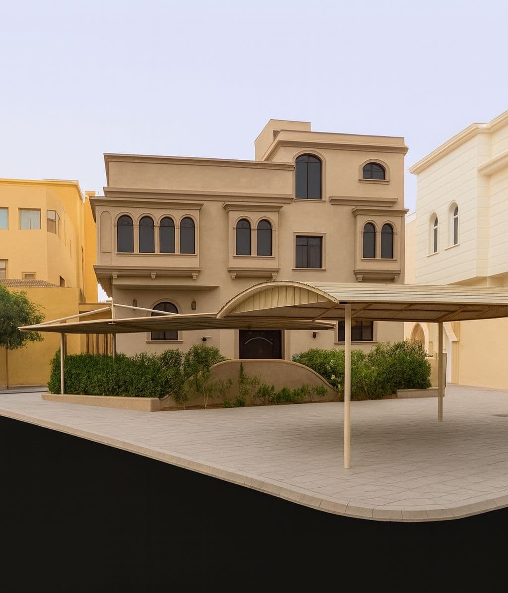 للبيع بيت فى منطقة القرين دورين وسرداب