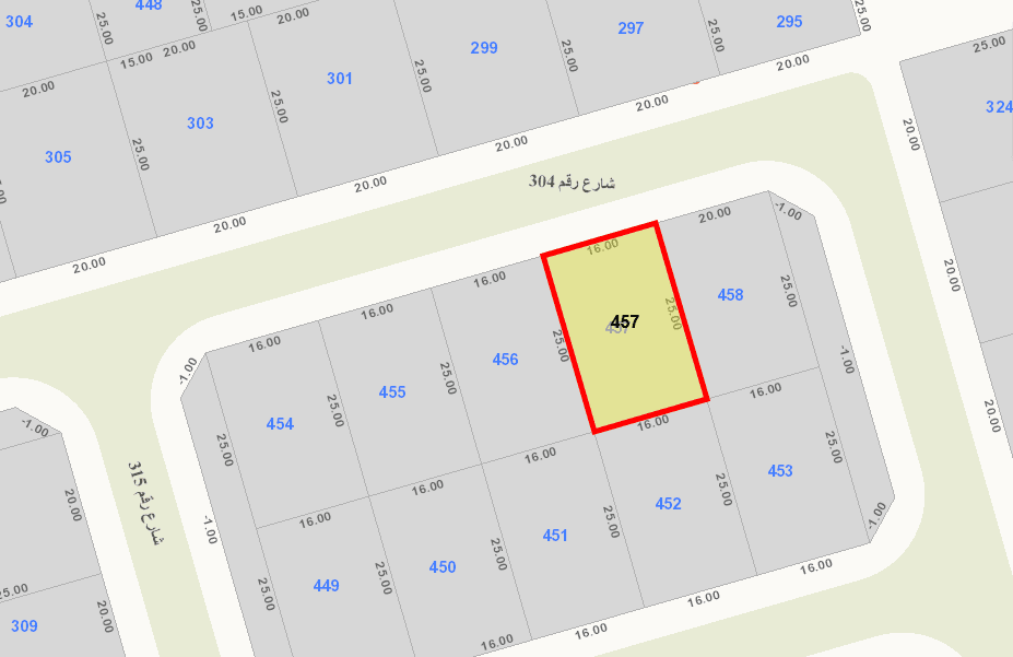 أرضين للبيع فى المسايل شارع واحد