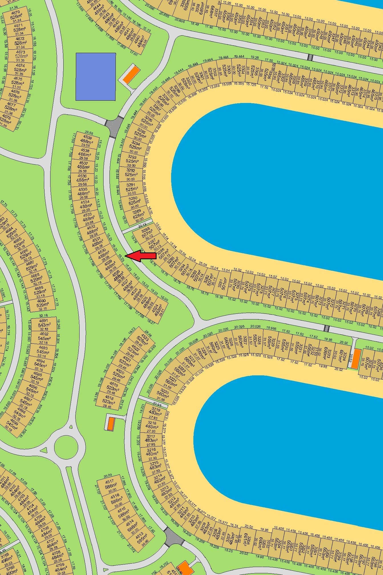 للبيع أرض صف ثاني فى البحرية بطن وظهر