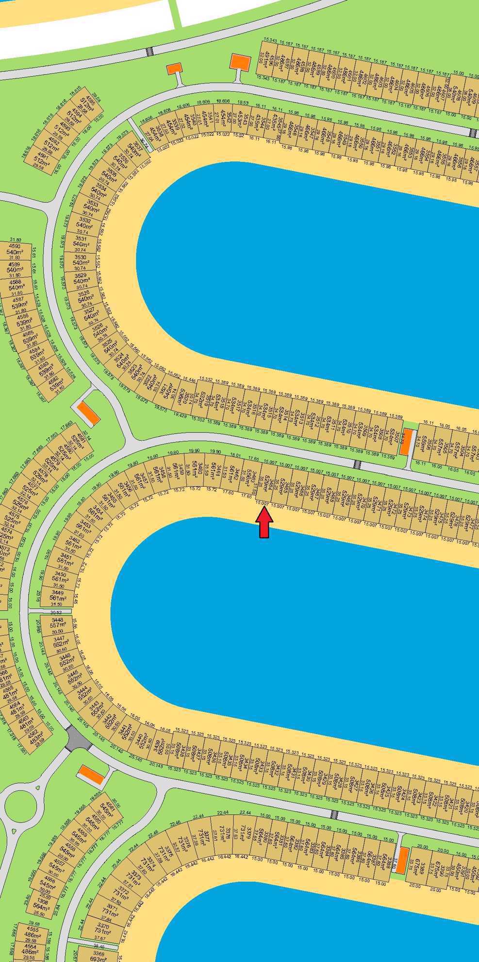 للبيع أرض على البحر فى المرحلة الخامسة بالبحرية