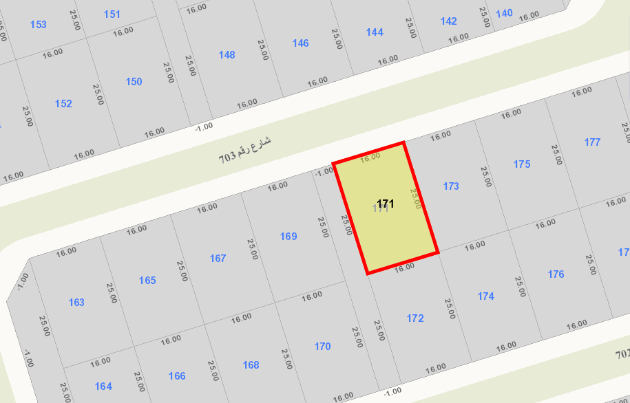 للبيع أرض في الفنيطيس قطعة 7