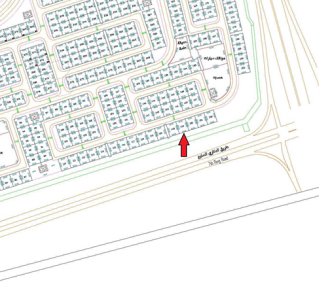 للبيع أرض فضاء فى ابوفطيرة قطعة 8