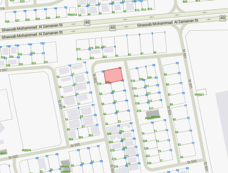 للبيع أرض فى منطقة الصديق قطعة 5