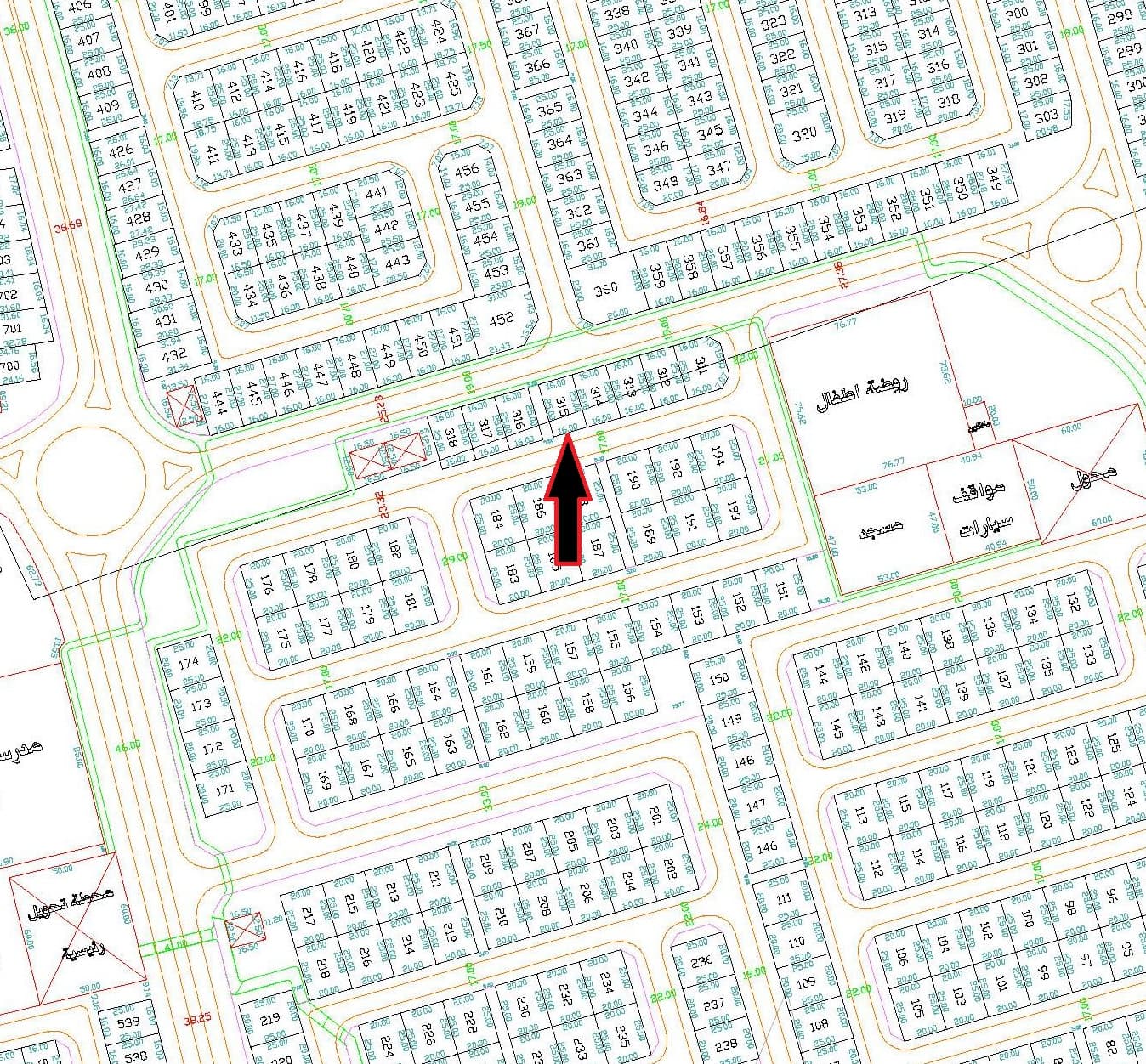 للبيع أرض فى المسايل قطعه 4