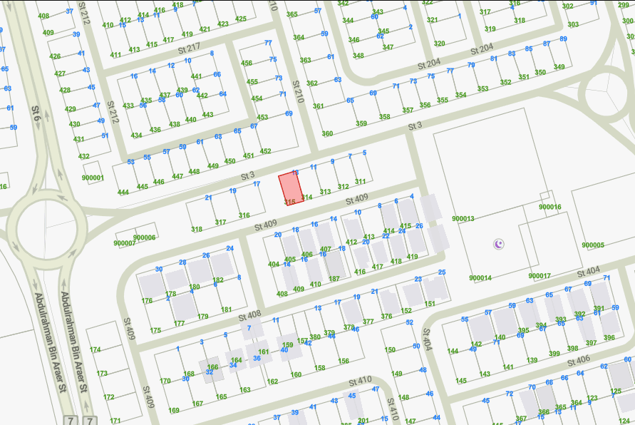 للبيع أرض فى المسايل قطعه 4