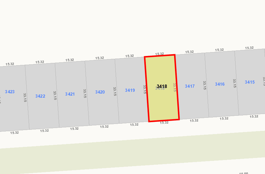 للبيع أرض فى صباح الأحمد البحرية الخامسة بطن وظهر