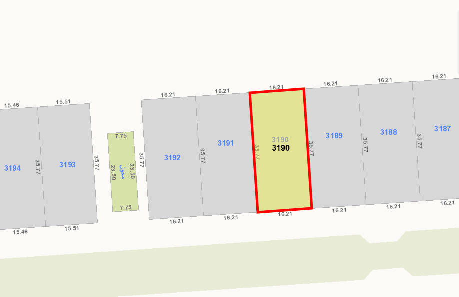 أرض للبيع فى البحرية الخامسة