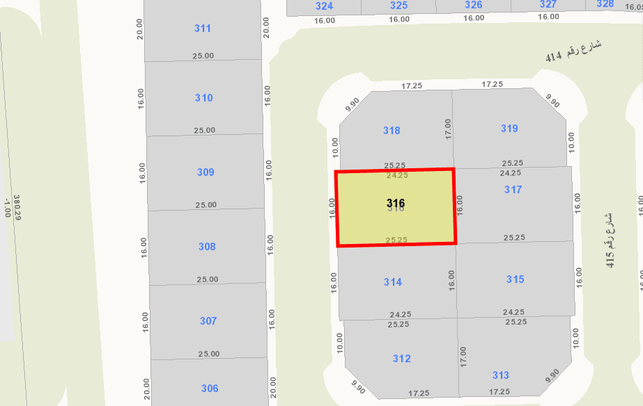 للبيع أرض فى منطقة السلام قطعة 4