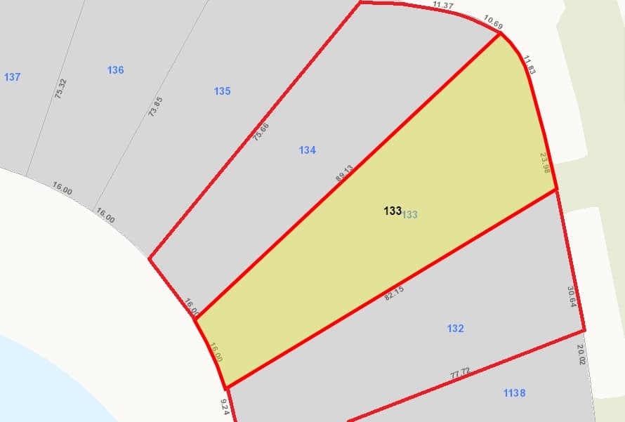 ثلاث أراضي للبيع فى صباح الاحمد البحرية الثانية