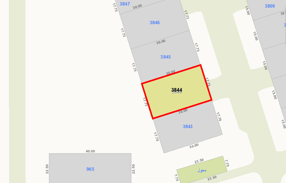 للبيع أرض فى مدينة صباح الاحمد البحرية المرحلة الثالثة