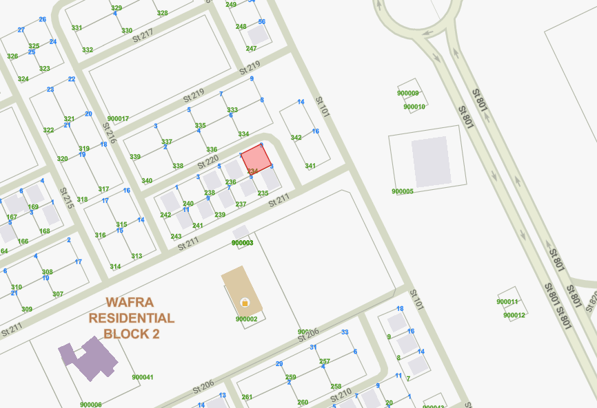 للبيع ارض فى الوفرة السكنية