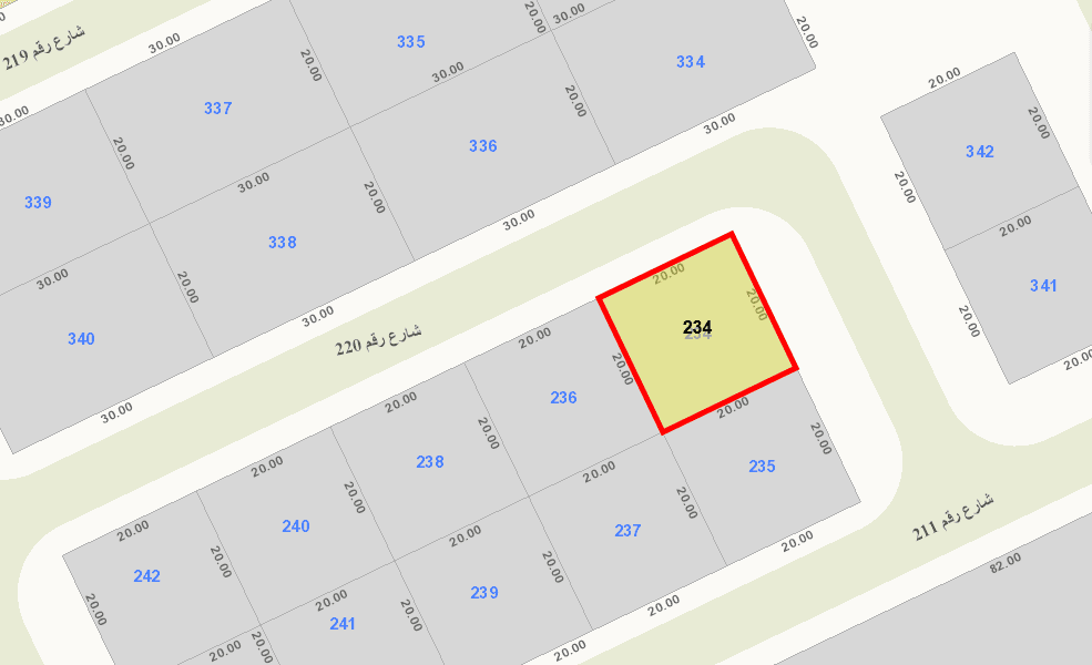 للبيع ارض فى الوفرة السكنية