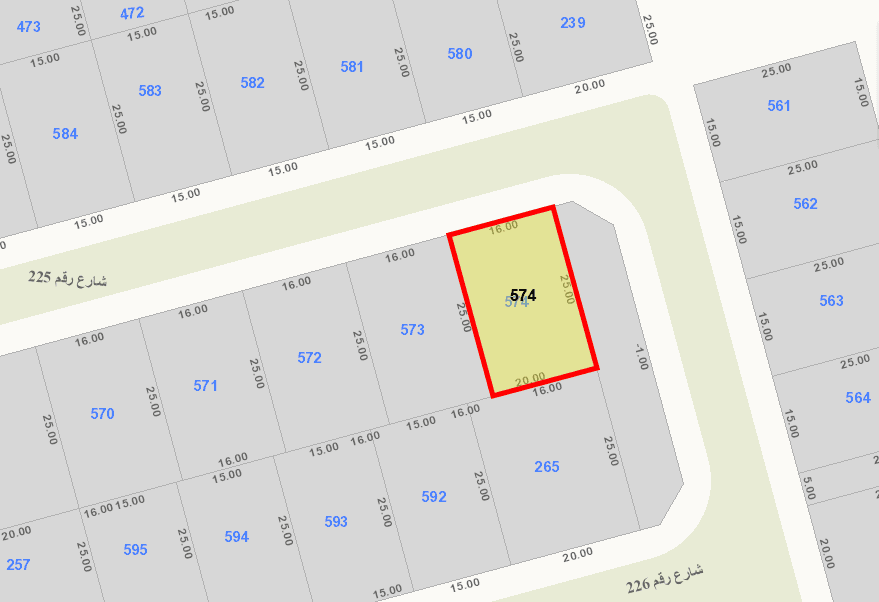 أرض للبيع فى ابوفطيره زاويه وارتداد