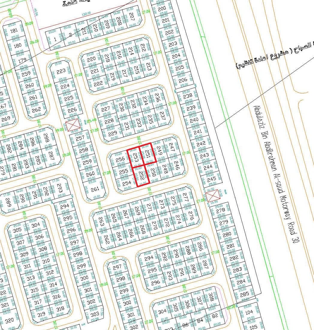 للبيع أراضي فى منطقة المسايل قطعة 3