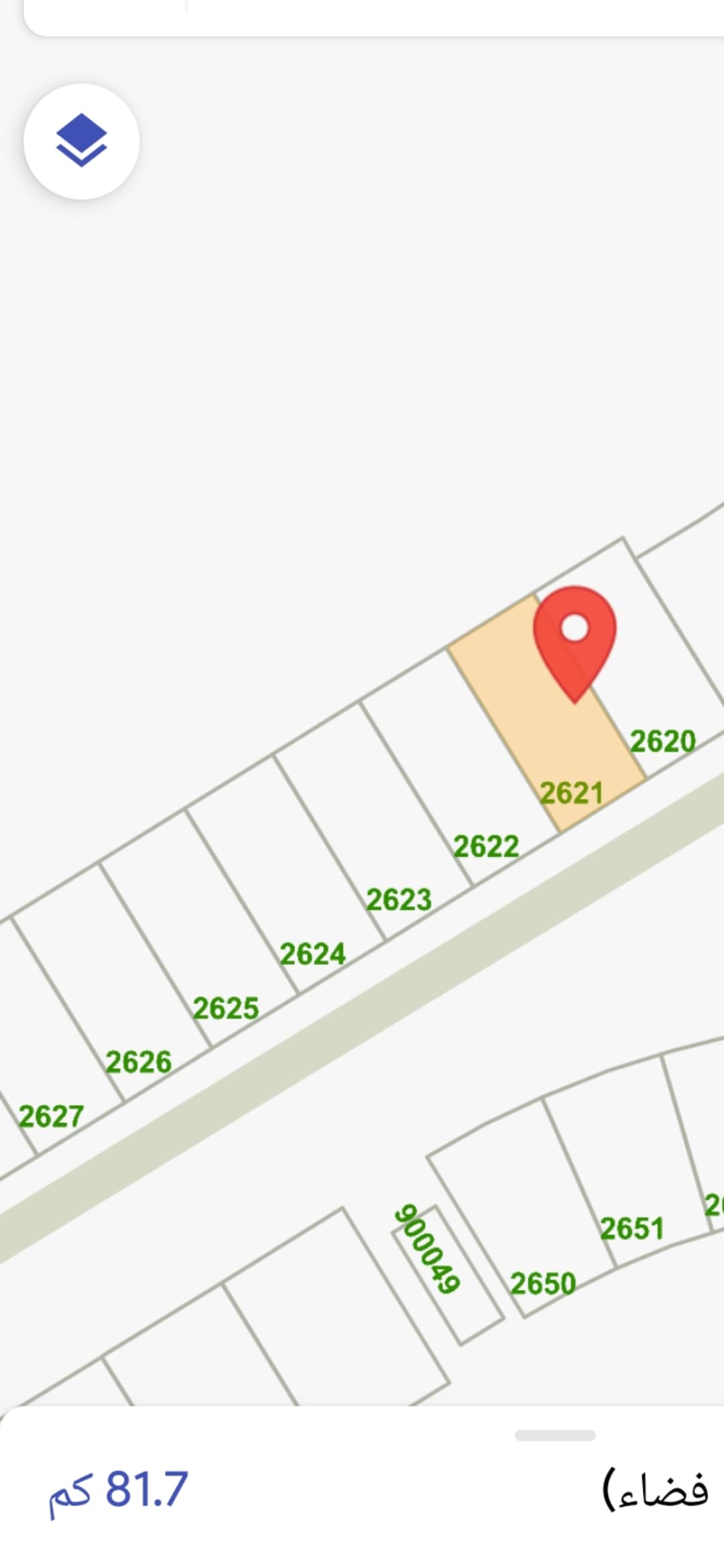 للبيع أرض فى البحرية الخامسة على الخور مباشرة