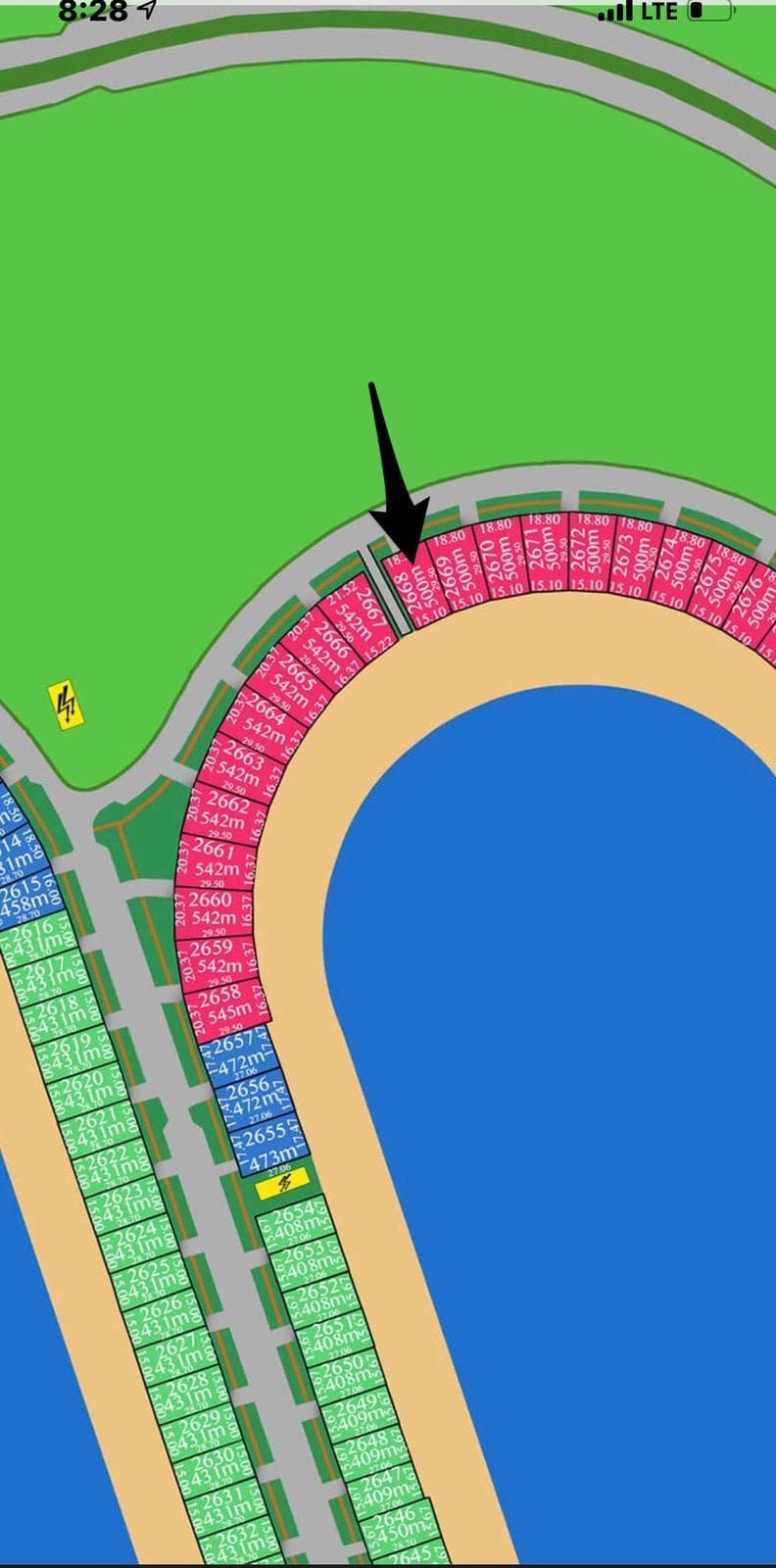 أرض للبيع فى صباح الاحمد البحرية ثلاث واجهات