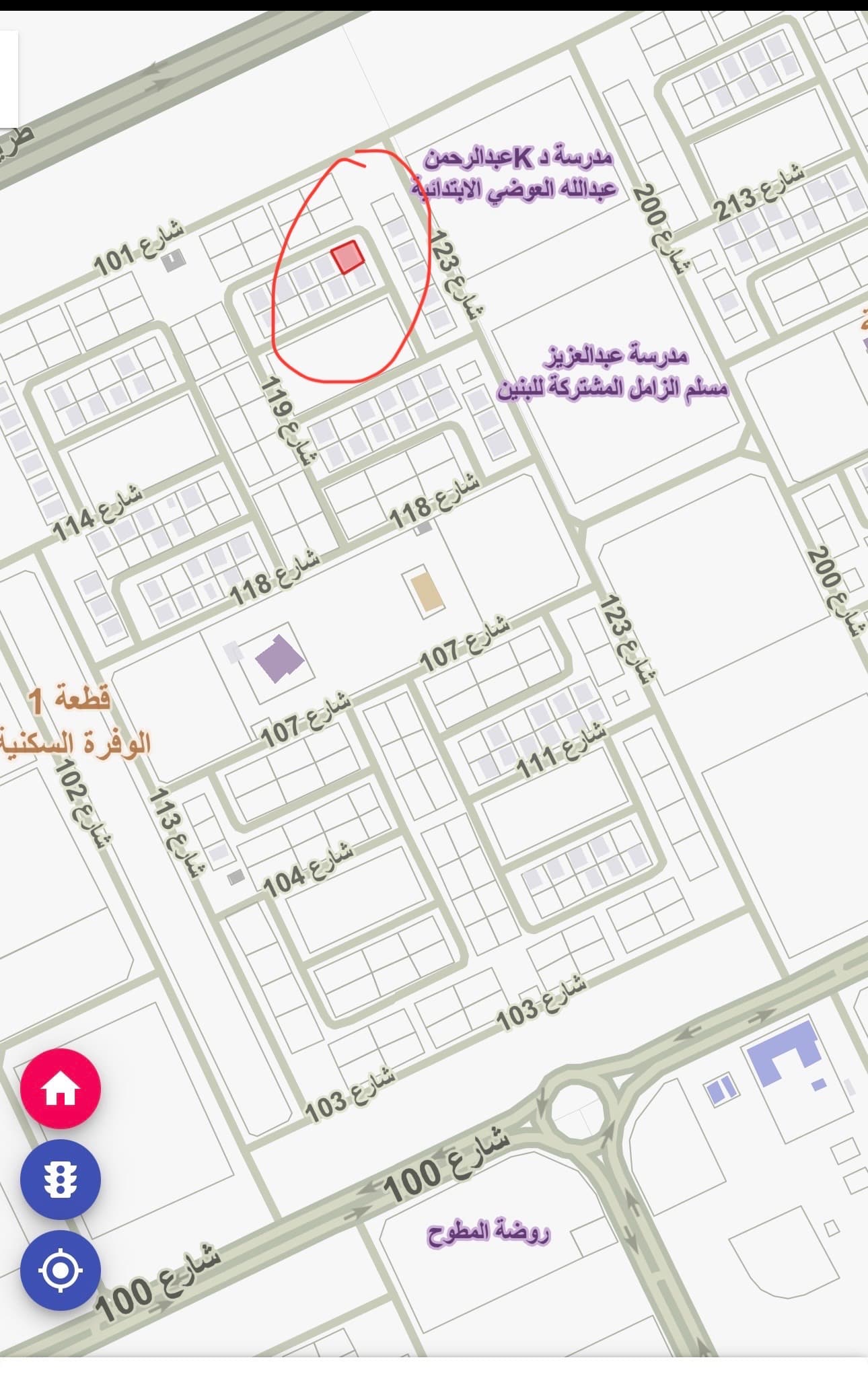 بيت للبيع فى الوفرة السكنية قطعة 1