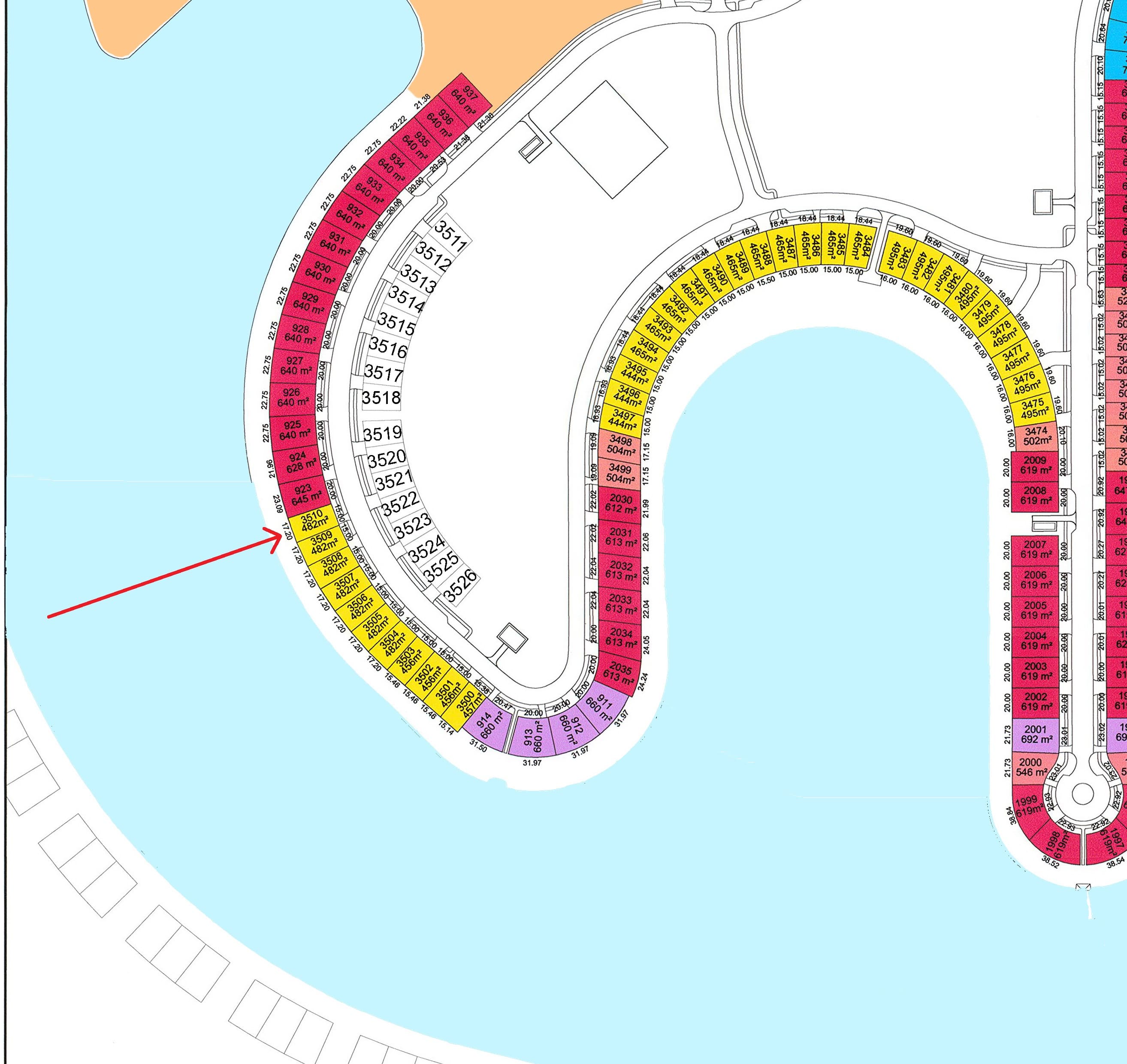 للبيع أرض فى صباح الأحمد البحرية المرحلة الثالثة سي
