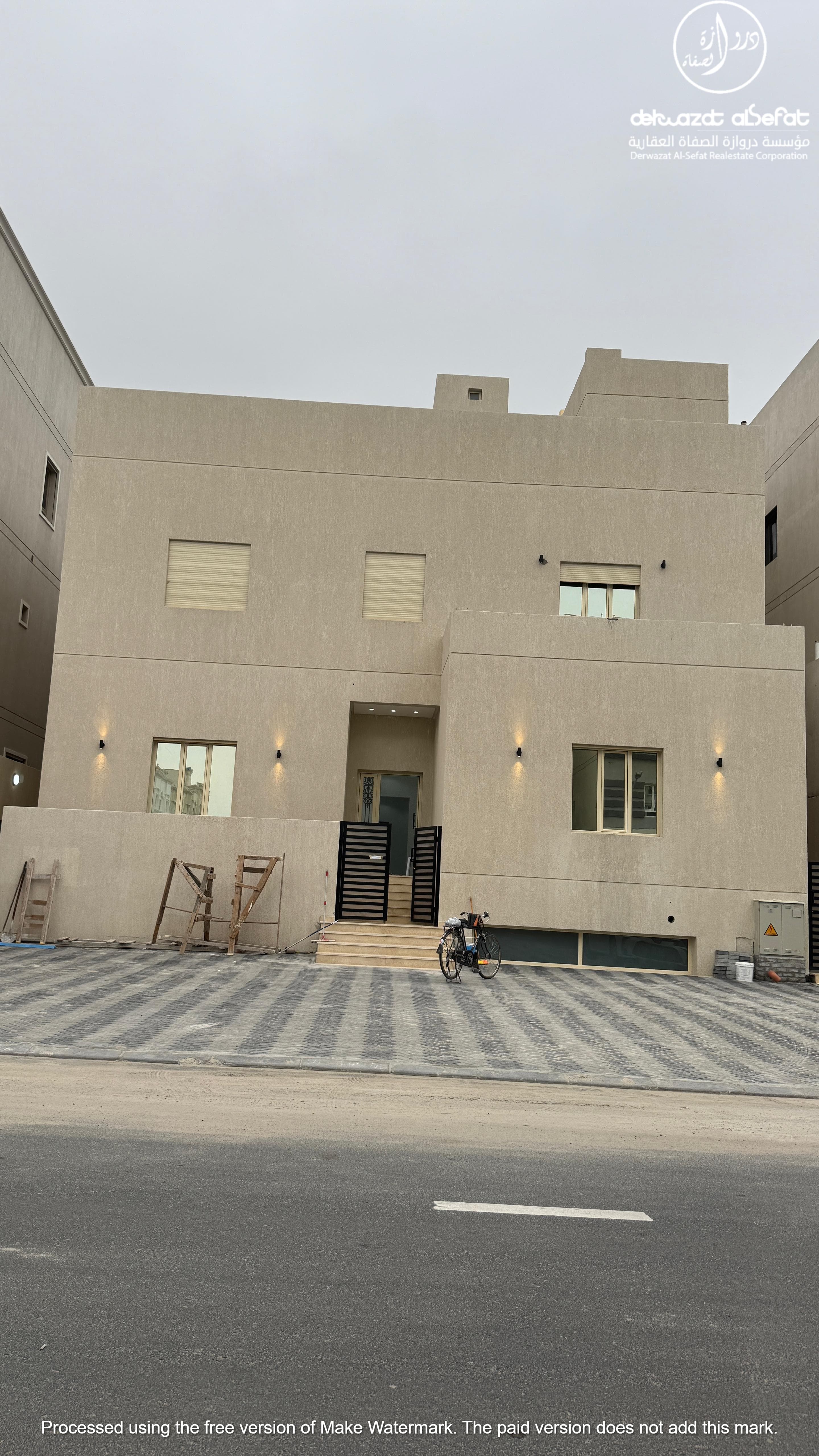 قسيمه للايجار بغرب عبدالله المبارك