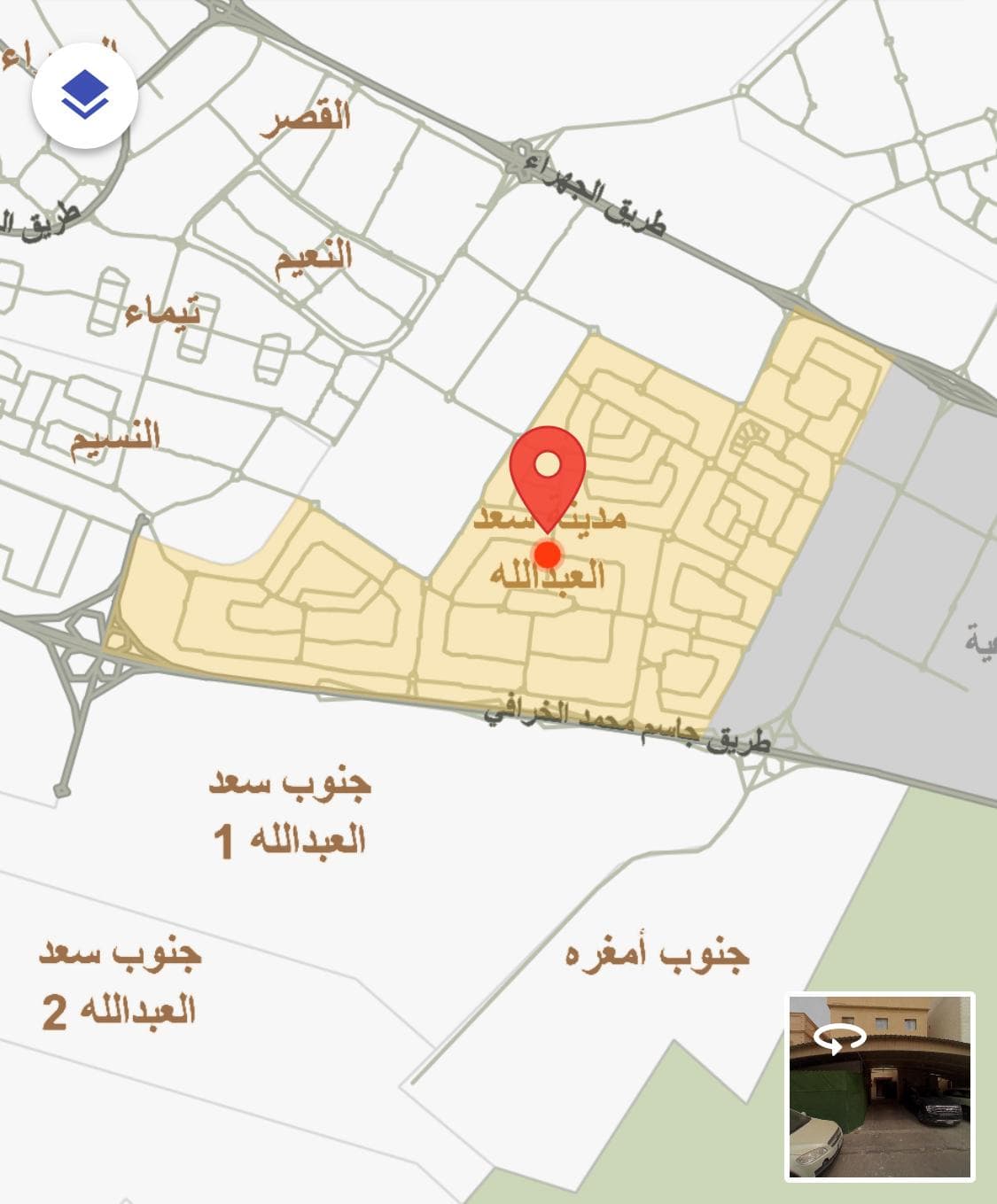 للبيع بيت فى مدينه سعد العبدالله