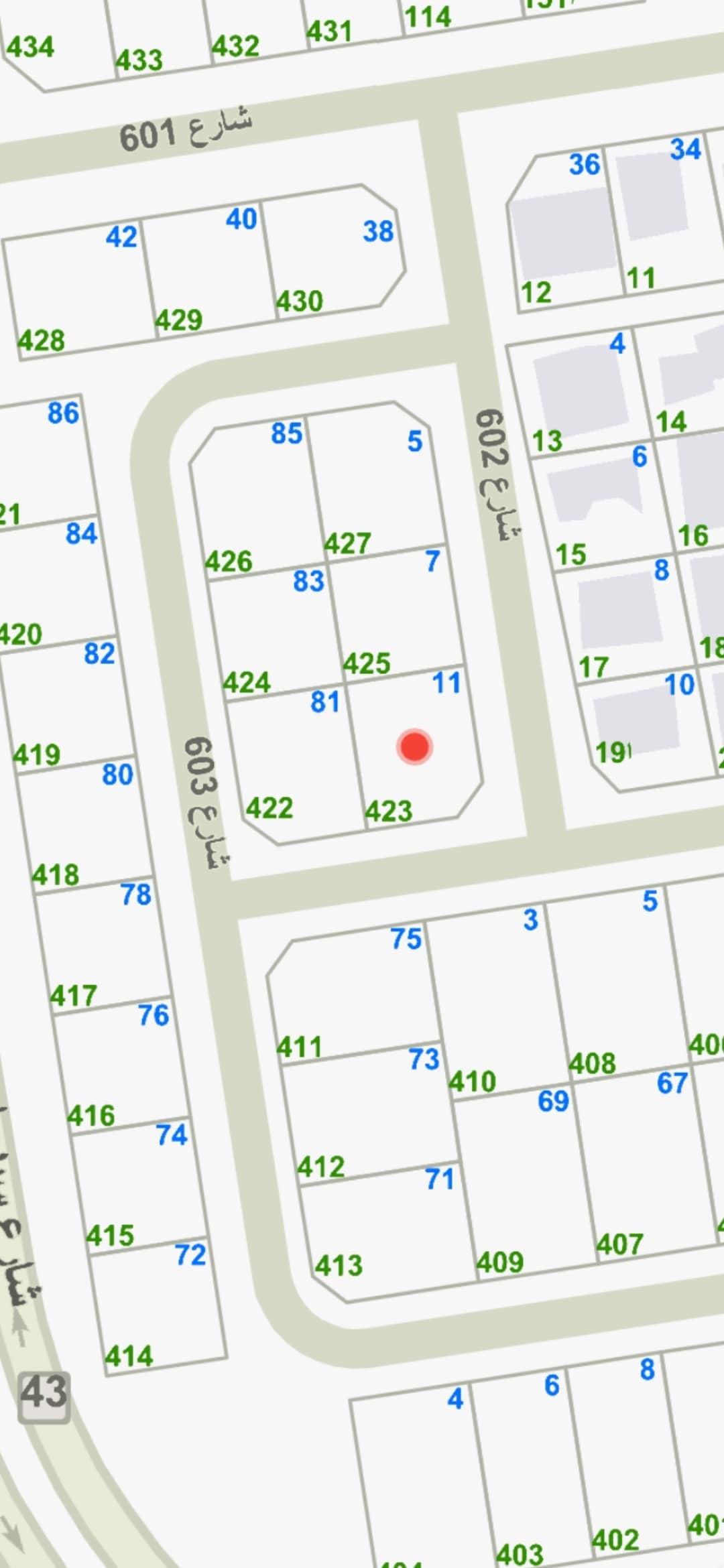 أرض للبيع فى الزهراء زاوية